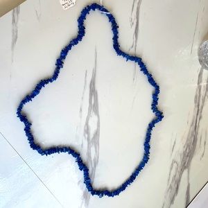 Azurite gem necklace, original price $35, 35 inches